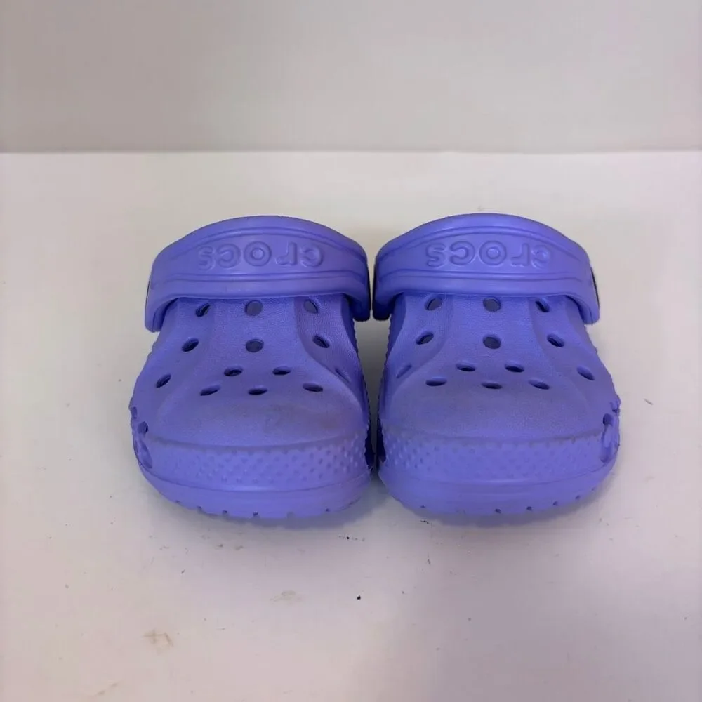Crocs Baby Purple Classic Clog Shoes Size‎ Child 4